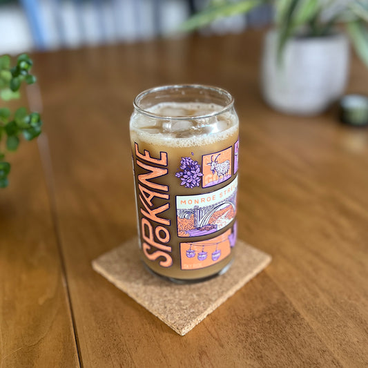 Spokane Sipper Glass - Mad Merica Design