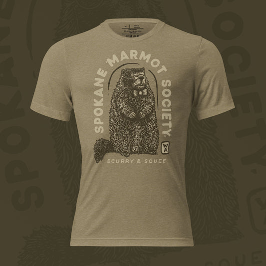 Marmot T-Shirt - Olive - Mad Merica Design