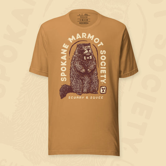 Marmot T-Shirt - Toasty Orange - Mad Merica Design
