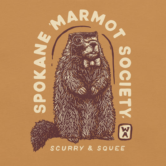 Marmot T-Shirt - Toasty Orange - Mad Merica Design