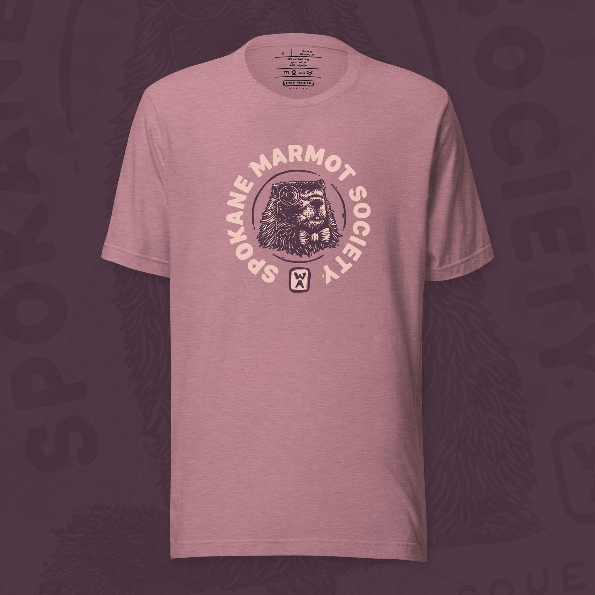 Marmot T-Shirt - Heather Orchid - Mad Merica Design