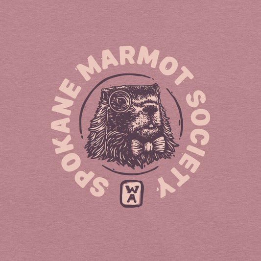 Marmot T-Shirt - Heather Orchid - Mad Merica Design