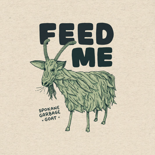 FEED ME - Garbage Goat - T-Shirt - Mad Merica Design