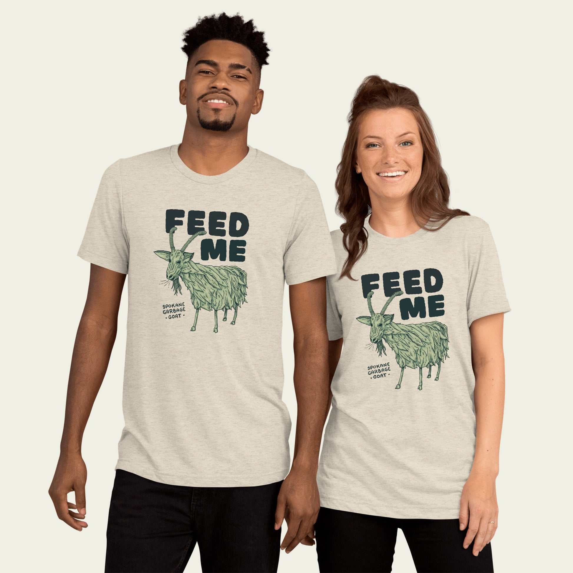 FEED ME - Garbage Goat - T-Shirt - Mad Merica Design