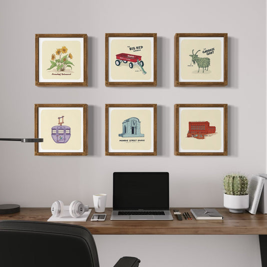 Washington Water Power Print - 8x8 - Mad Merica Design