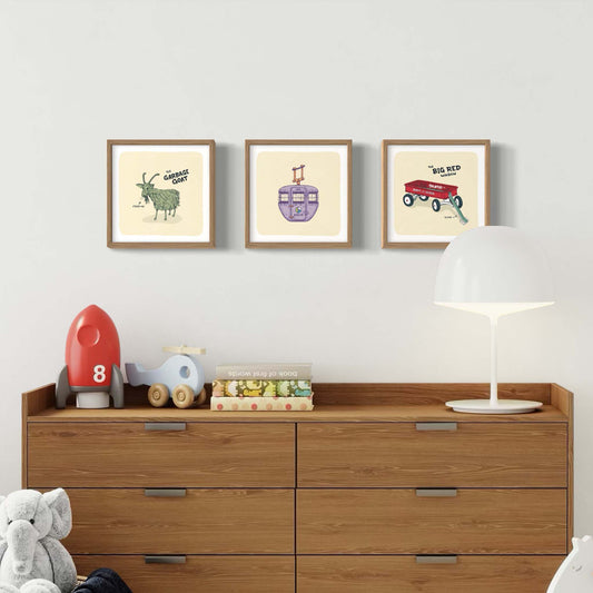 Garbage Goat Print - 8x8 - Mad Merica Design