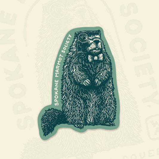 Marmot Sticker - Die - cut - Mad Merica Design