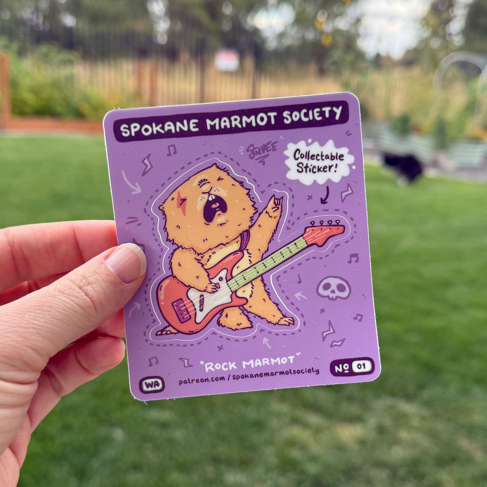 Rock Marmot Sticker - Mad Merica Design