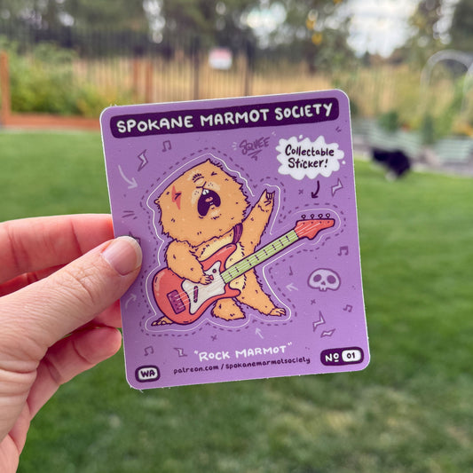 Rock Marmot Sticker - Mad Merica Design